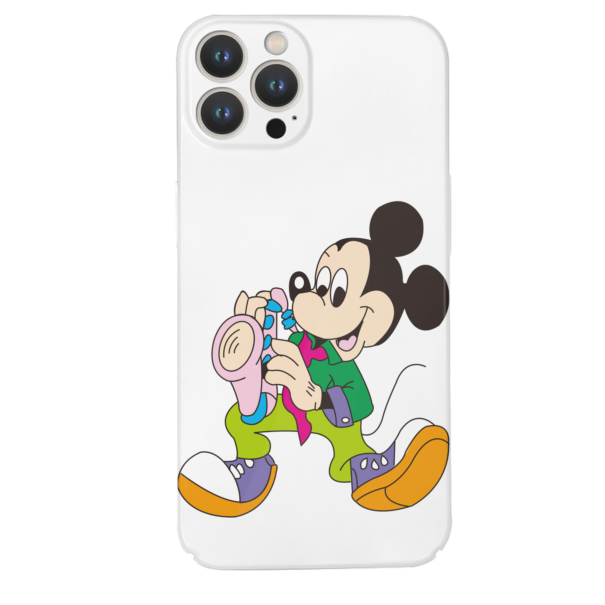 （画像用） ミッキーマウス Mickey Mouse 【iPhone 14シリーズ対応】ハードケース